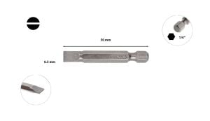 Ceta Form 6,5 mm Düz Bits 50 mm CB/622