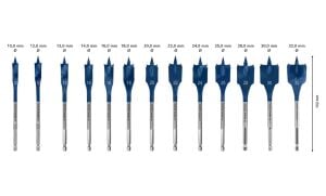Bosch 10-32 mm 13’lü Expert Yaprak Matkap Ucu Seti 2608900336