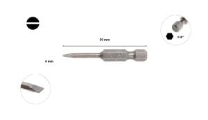 Ceta Form 4 mm Düz Bits 50 mm CB/620