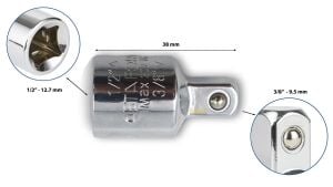 Ceta Form 1/2’’ Lokma Adaptörü - D:1/2” E:3/8” C21-91S
