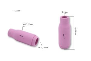 TC0003 No:5 Argon Kaynak Fincanı 10N49 Tig 17-18-26 Trafimet