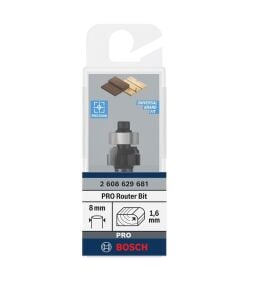Bosch PRO 15.9x7.9mm R1.6 Ahşap Oluk Açma Freze Ucu 2608629681
