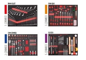 Ceta Form GT-PLUS 275 Parça Dolu Takım Arabası 7 Çekmeceli (A50TK-275A01T-1)