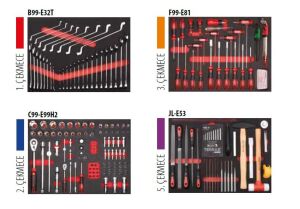 Ceta Form GT-PLUS 275 Parça Dolu Takım Arabası 7 Çekmeceli (A50TK-275A01T-1)