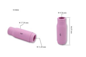TC0004 No:6 Argon Kaynak Fincanı 10N48 Tig 17-18-26 Trafimet