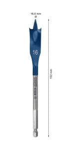 Bosch 16x152 mm Expert Yaprak Matkap Ucu 2608900315