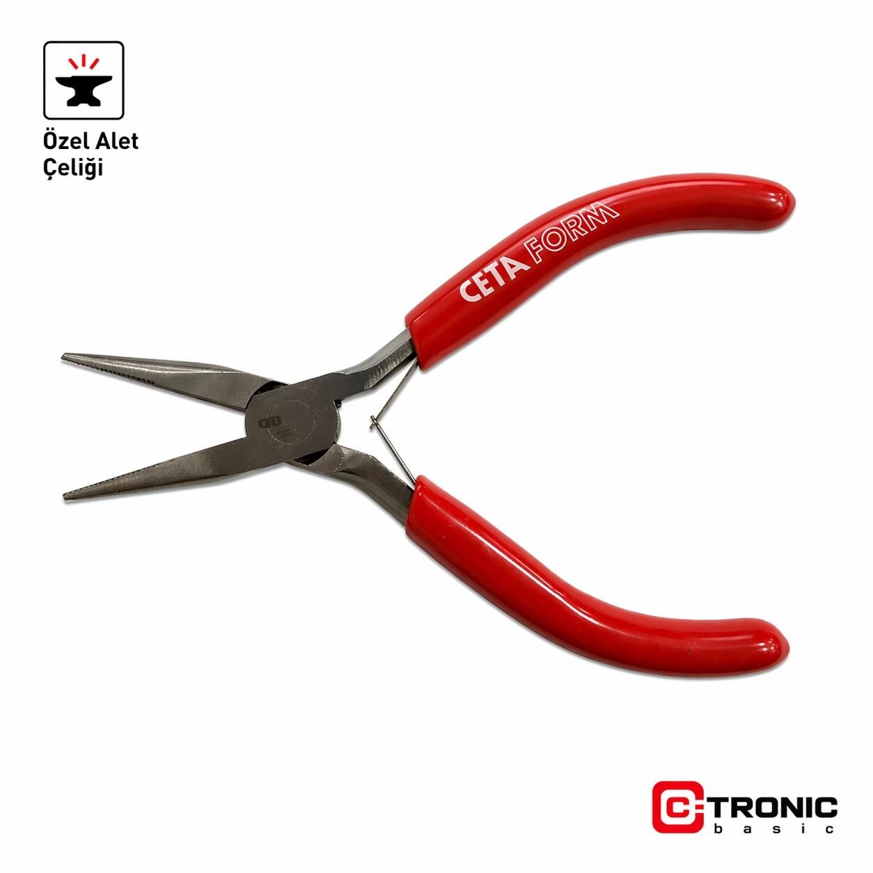Ceta 130 mm Elektronikçi Kargaburnu (Dişli Tutma Yüzeyi) H53S-130