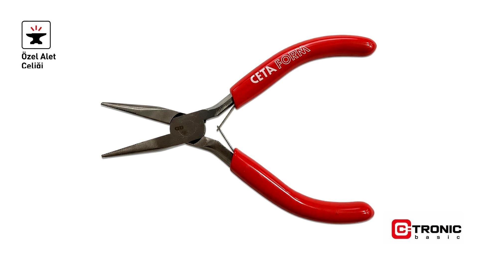 Ceta Form 130 mm Elektronikçi Kargaburnu (Dişli Tutma Yüzeyi) H53S-130