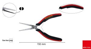 Ceta Form Elektronikçi İğne Kargaburun  H25-155