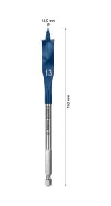 Bosch 13x152 mm Expert Yaprak Matkap Ucu 2608900313