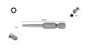 Ceta Form T10 x 50 mm Torx Bits Uç CB/824