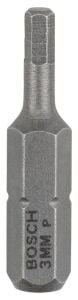 Bosch HEX 3x25 mm 3'lü Allen Bits Uç ExtraHard 2607001722