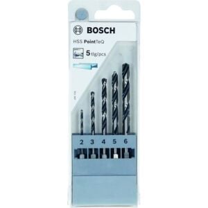 Bosch 2-6mm HEX Metal Matkap Uç Seti PointTeQ 5'li HSS 2607002824