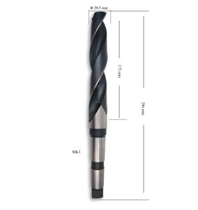 MTE 29,5 mm Mors Konik Saplı Matkap Ucu HSS (DIN 345)
