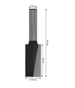 Bosch PRO 16x30 mm Ahşap Düz Freze Ucu 2608629679