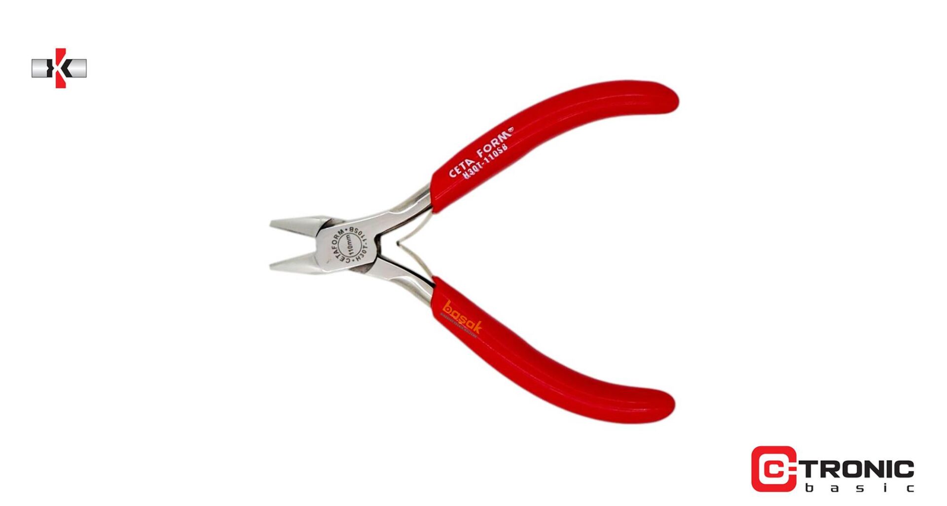 Ceta Form Elektronikçi Yan Keski (Sivri Kafa - Açılı Kesim) H30T-110SB