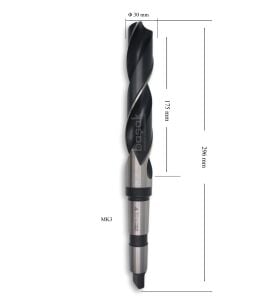 MTE 30 mm Mors Konik Saplı Matkap Ucu HSS (DIN 345)
