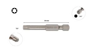Ceta Form T27 x 50 mm Torx Bits Uç CB/828