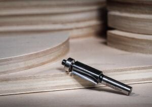 Bosch Pro 19x25.4 mm Alt Rulmanlı Gömme Trim Freze Ucu 2608629675