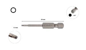 Ceta Form 1,5 x 50 mm Bits Allen Uç CB/1915