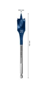 Bosch 20x152 mm Expert Yaprak Matkap Ucu 2608900319