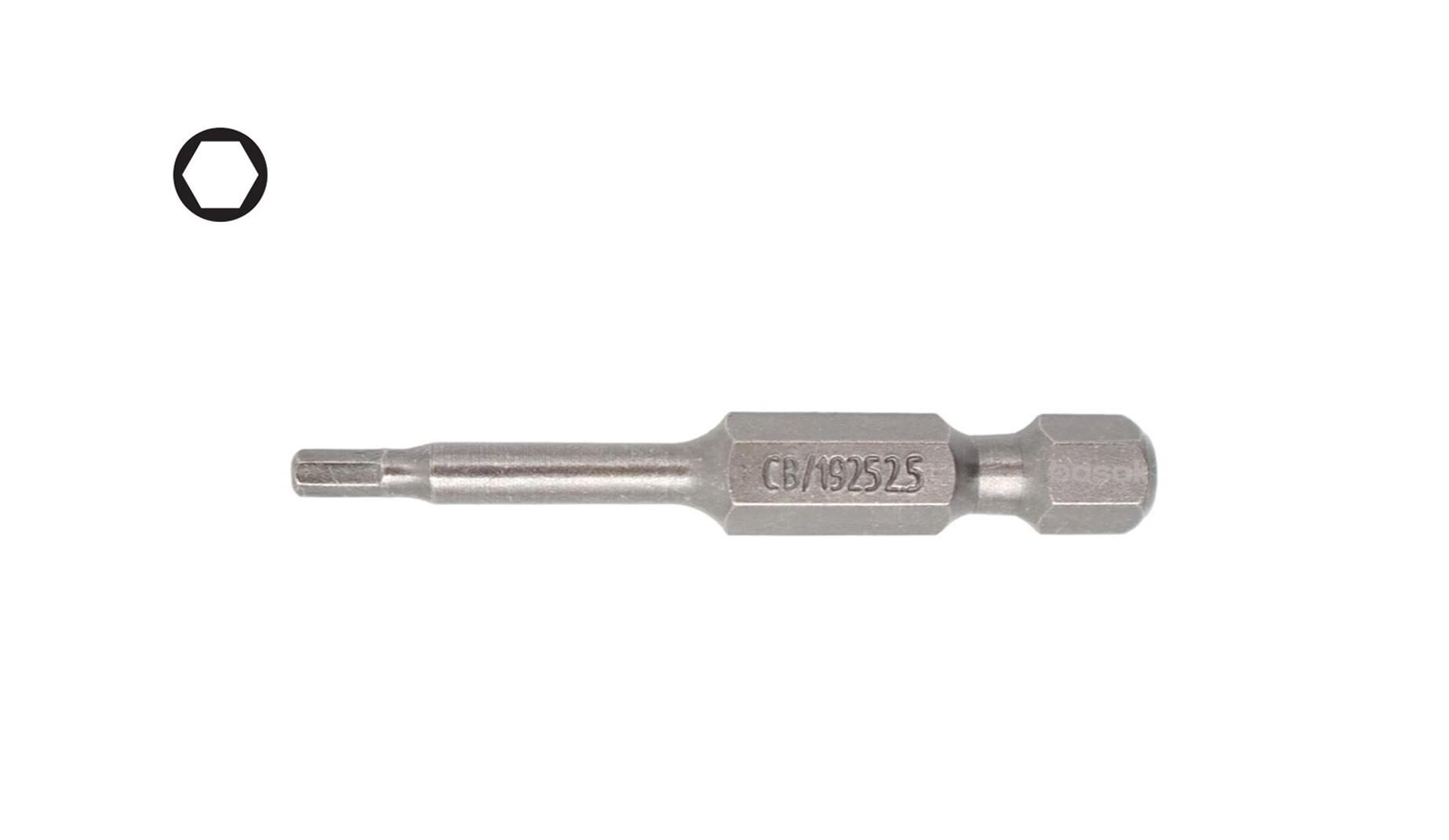 Ceta Form 2,5 x 50 mm Bits Allen Uç CB/1925