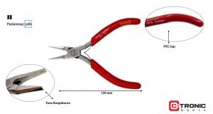 Ceta Form Elektronikçi Yassı Kargaburun H37-120