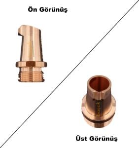 Zenweld SUP 20-23T AS12 Lazer Kaynak Torç Nozulu 1.2 mm DUAL Z03.05.26.144