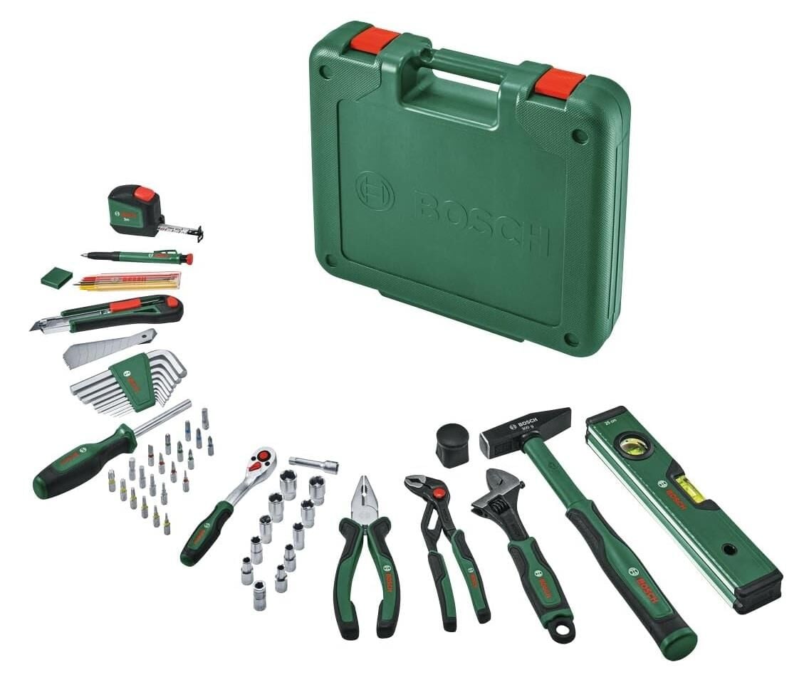 Bosch 63 Parça Çok Amaçlı El Aleti Seti Çantalı 1600A039HY