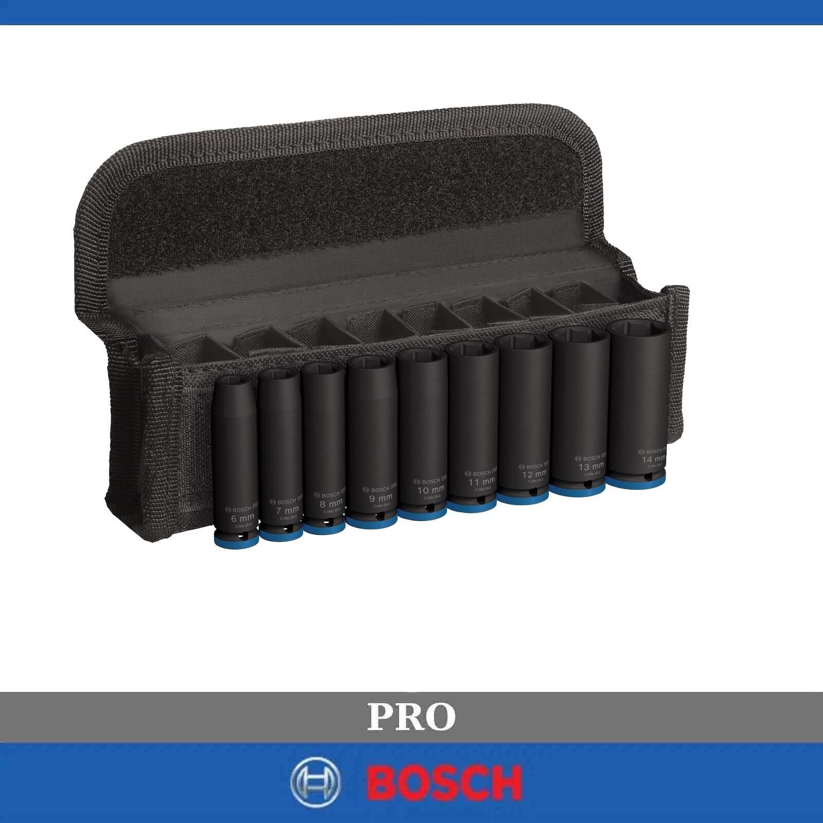 Bosch Pro 1/4'' 6-14 mm Uzun Havalı Lokma Takımı 2608003035
