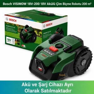 Bosch VISIMOW 18V-200 18V Akülü Çim Biçme Robotu 200 m² (Solo) 06008E1101