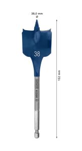 Bosch 38x152 mm Expert Yaprak Matkap Ucu 2608900329