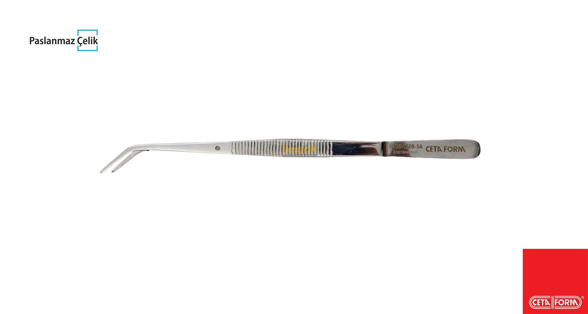 Ceta Form İnce Uçlu Cımbız (Merkezleme Pimli/Düz) H43G-150-SA