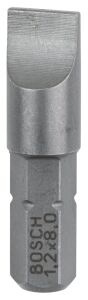 Bosch Düz Bits Uç S1,2x8,0x25 mm 3'lü ExtraHard 2607001468