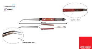 Ceta Form Çapraz Cımbız (Eğik) H44-160B-SA