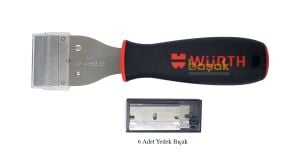 Würth Kazıma Bıçağı 6 Yedekli 071466335