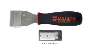 Würth Kazıma Bıçağı 6 Yedekli 071466335
