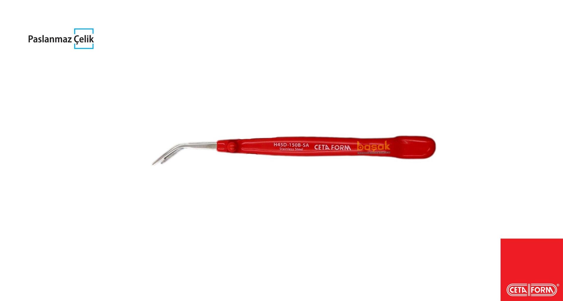 Ceta Form İzoleli Cımbız (Eğik) H45D-150B-SA