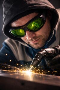 Zenweld Lazer Kaynak Koruyucu Gözlük 900-1100 OD8 Yeşil Z07.01.101