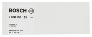 Bosch Karot için adaptör SDS-Plus - 1/2'' BSP 2608598123