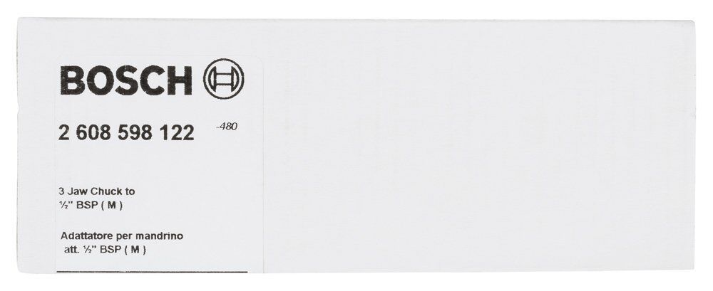 Bosch Karot için adaptör Altıgen - 1/2'' BSP 2608598122