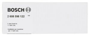 Bosch Karot için adaptör Altıgen - 1/2'' BSP 2608598122