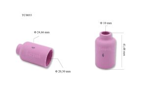 TC0033 No:6 Gaz Lensi Argon Fincani 54N16 Tig 17-18-26 Trafimet