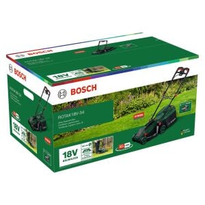 Bosch ROTAK 18V-34 1x4 Ah Akülü Çim Biçme Makinesi 06008B9N00
