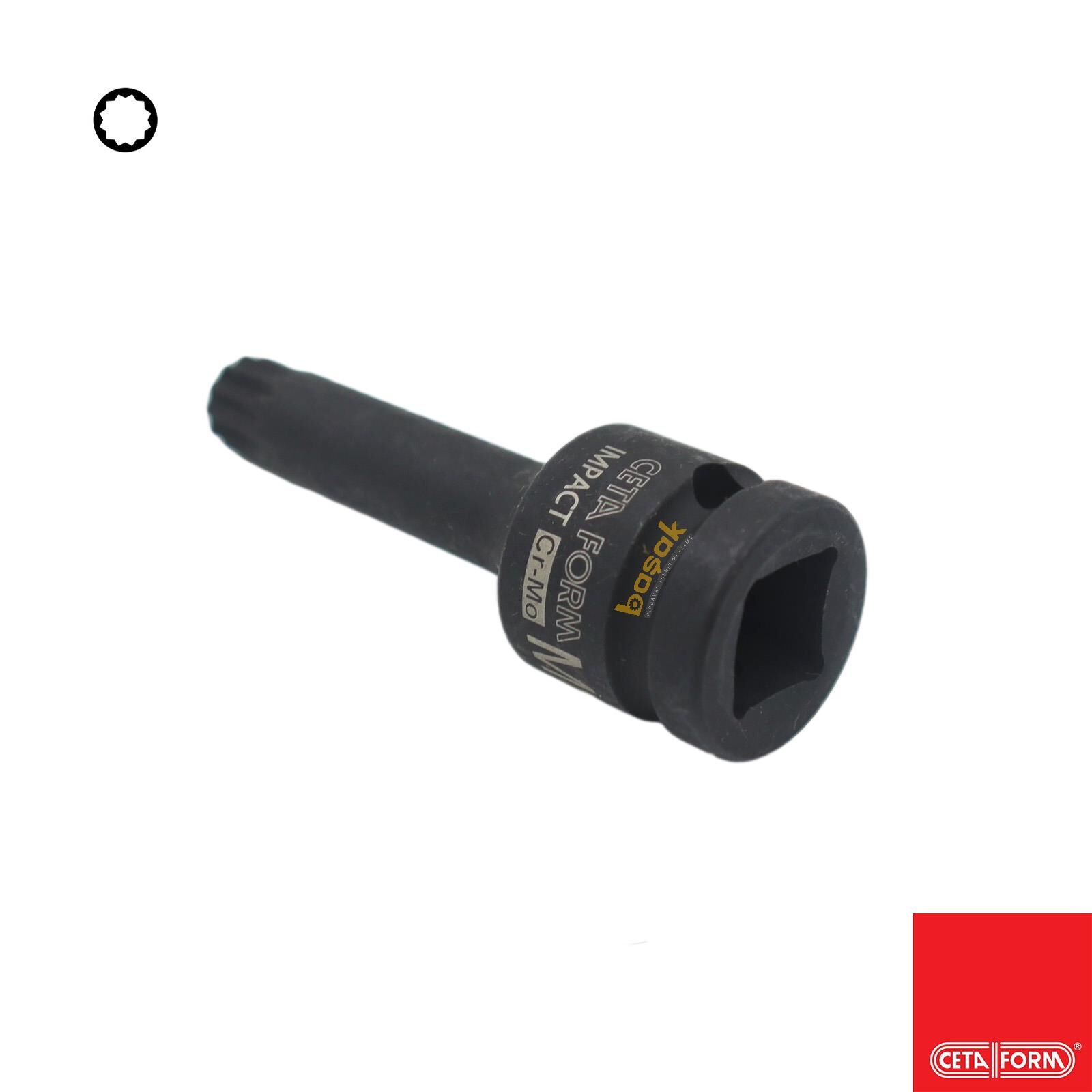 Ceta Form 18 mm 1/2'' XZN Uçlu Havalı Lokma C68-X18