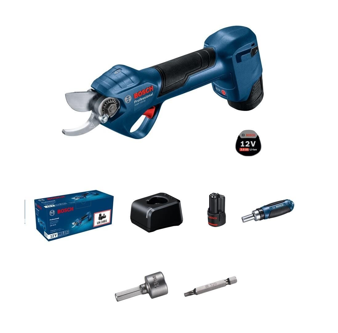 Bosch GGP 12V-25 2x3 Ah Akülü Ağaç Budama Makası 06008D8100
