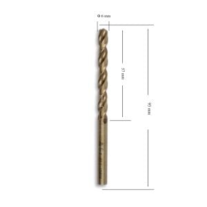 MTE 6 mm Paslanmaz Matkap Ucu Altın Seri HSS-E DIN 338
