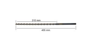 PTG 11x455 mm Ekstra Uzun Metal Matkap Ucu HSS DIN 1869 -3