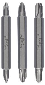 Bosch Çift Taraflı Bits Uç PH1/2/3 x 60 mm 3'lü 2607001748