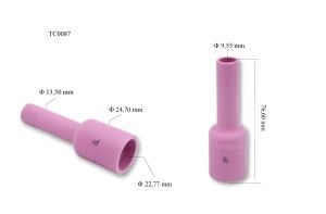 TC0087 No:6 Uzun Gaz Lensi Argon Fincanı 54N16L Tig 17-18-26 Trafimet